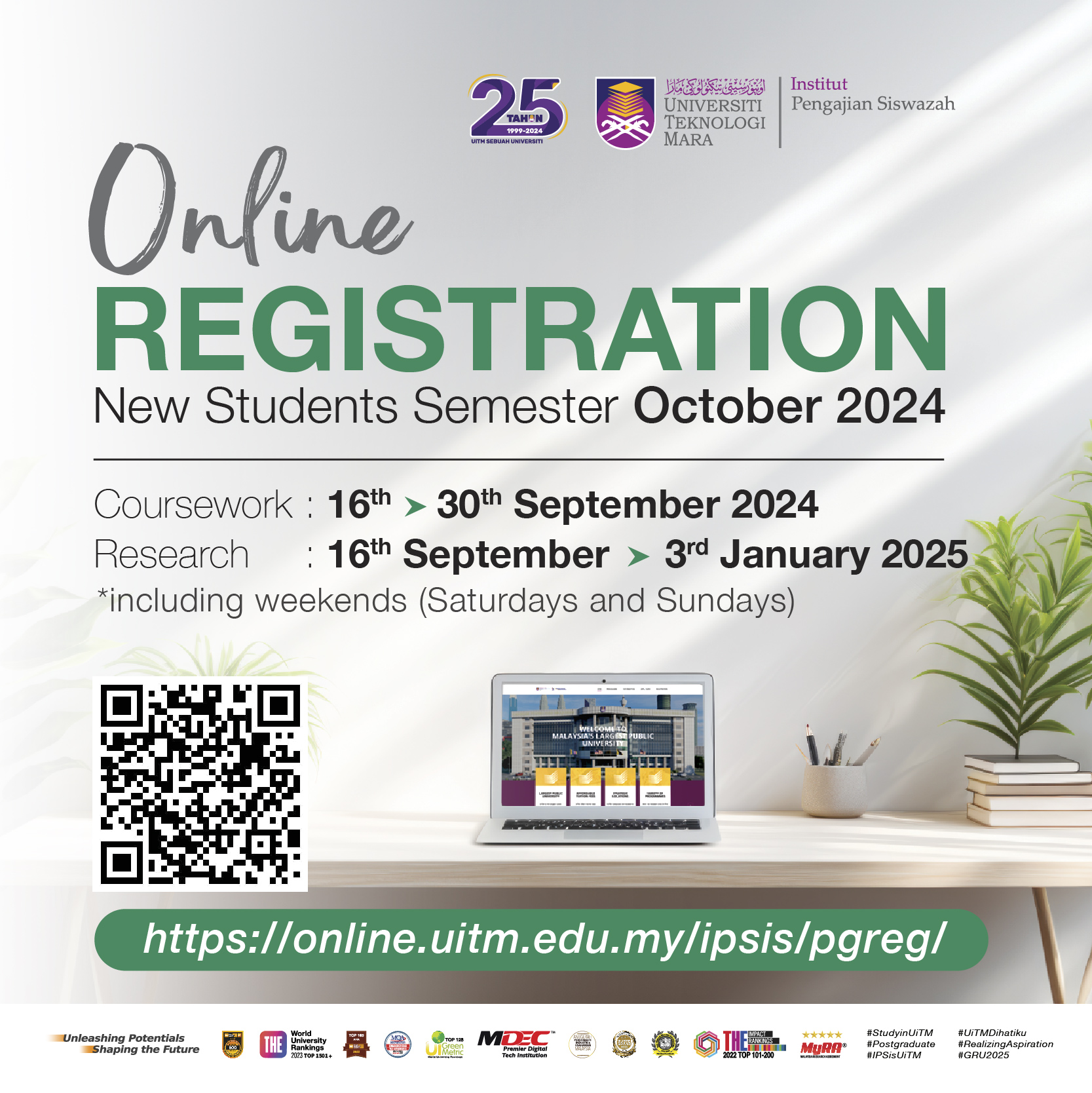 Online Registration New Student October 2024